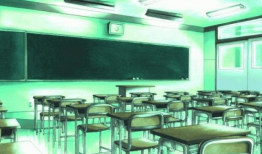 教室漫画图片,漫画中的校园生活剪影